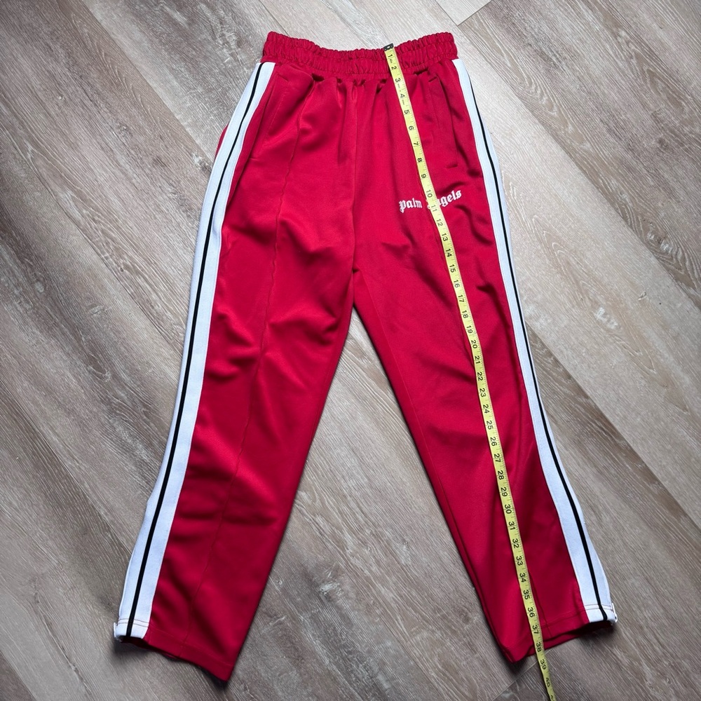 Palm Angels Men’s Sweat Pants Size Medium Red - Picture 5 of 7